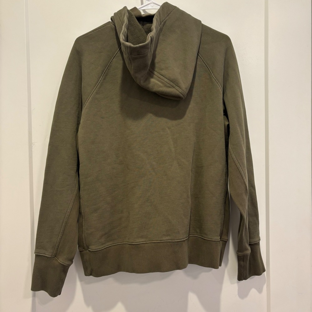 Duluth Trading Co Olive Green Full-Zip Hoodie - Picture 3 of 6
